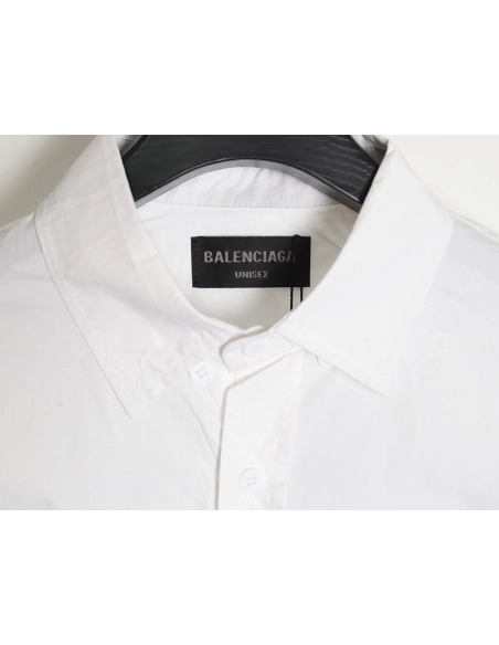 Balenciaga back logo print long sleeve shirt,Balenciaga