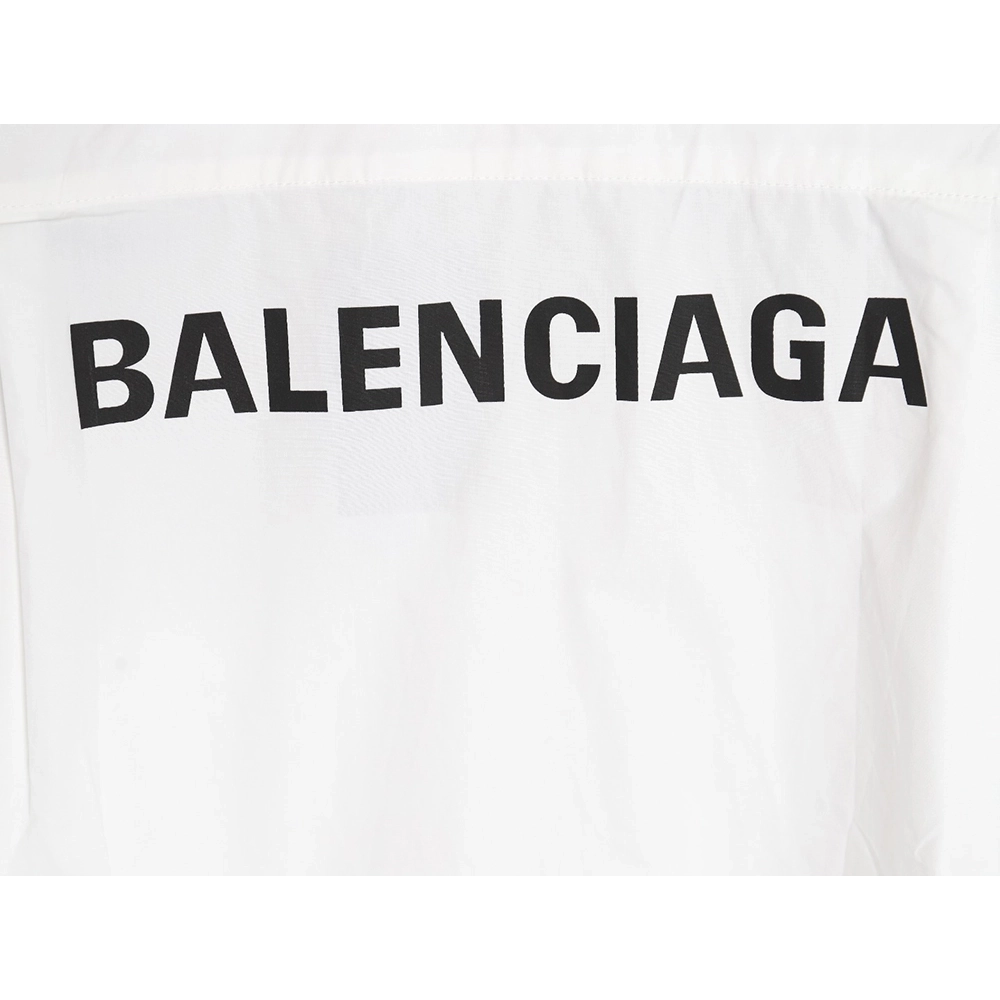 Balenciaga back logo print long sleeve shirt,Balenciaga