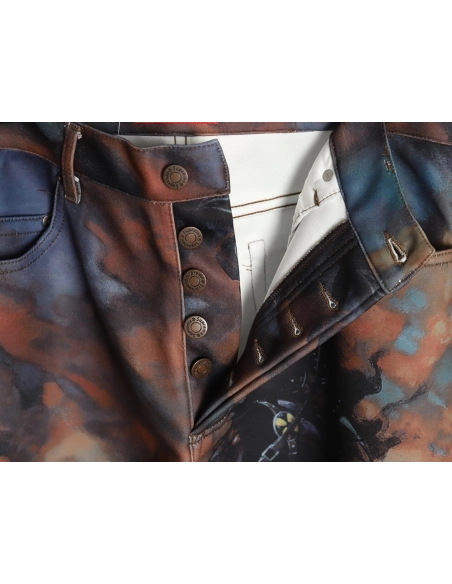 Supreme Frank Frazetta Denim Printed Track Pants,Supreme