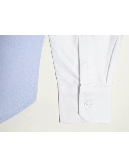 Thom Browne Double Sleeve Colorblock Long Sleeve Shirt,Thom Browne