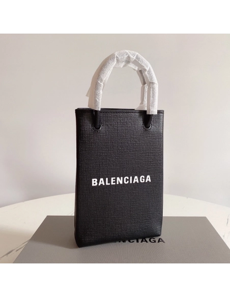 Balenciaga Logo Phone Tote Bags 593826 18*4.5*12cm,Balenciaga Bags