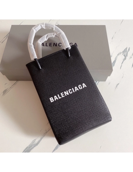 Balenciaga Logo Phone Tote Bags 593826 18*4.5*12cm,Balenciaga Bags