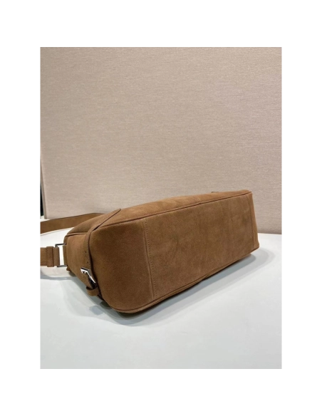 Prada Suede shoulder bags 2VH187 22*35*12cm,Prada Bags