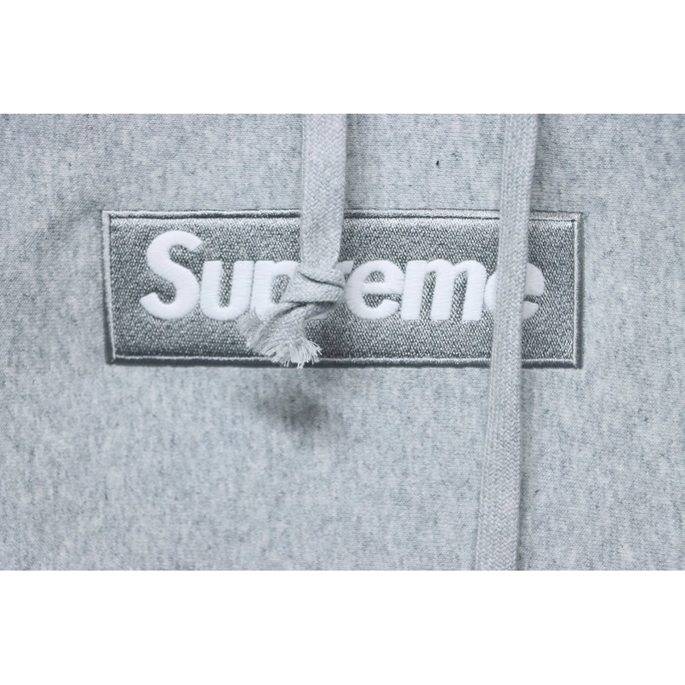 Supreme chest embroidered logo hooded sweatshirt,Supreme