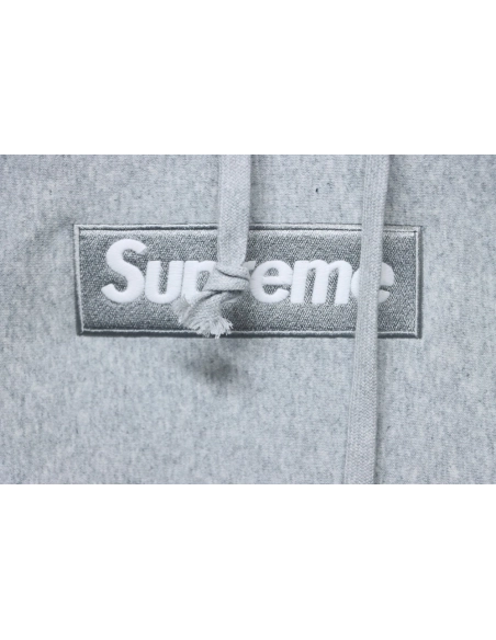 Supreme chest embroidered logo hooded sweatshirt,Supreme
