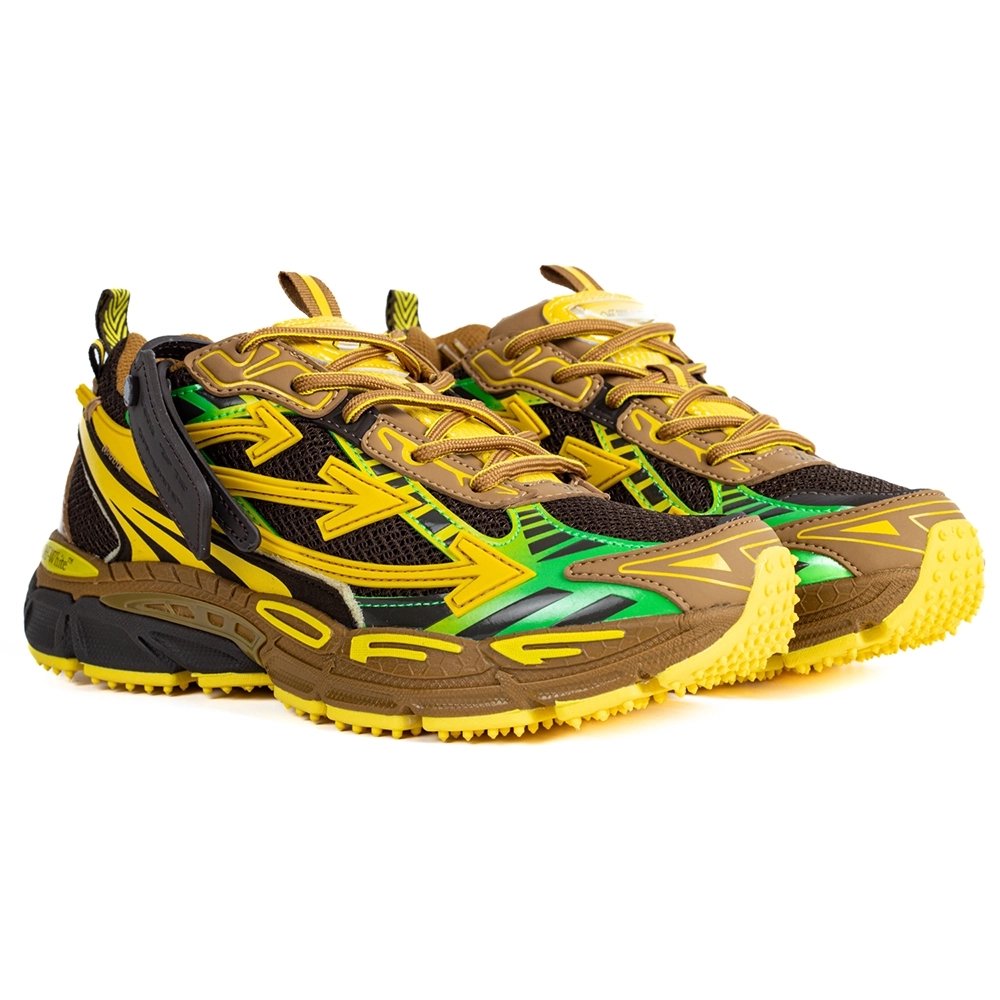 Off-White Be Right Back Brown Yellow,Off-White Be Right Back