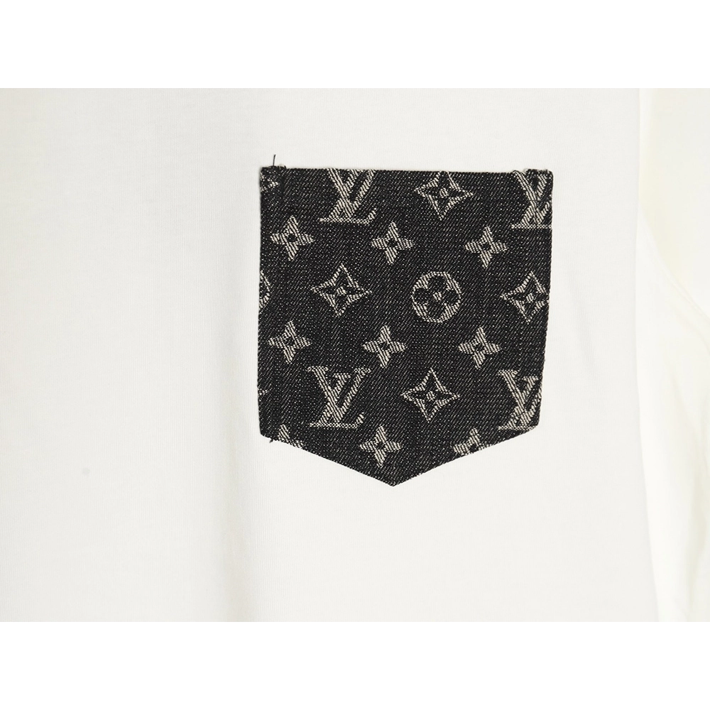 Louis Vuitton denim pocket short sleeves,Louis Vuitton