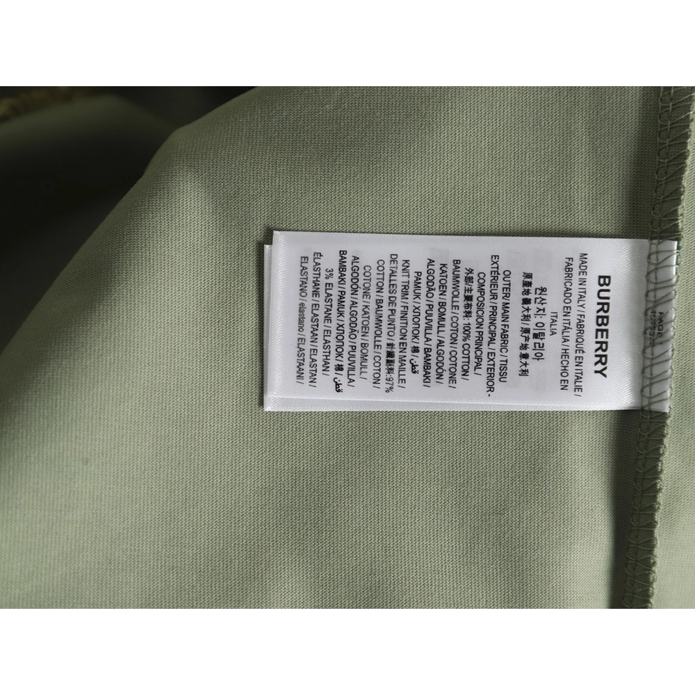 Burberry Warhorse Logo Colorblock Foam Print Short Sleeve T-Shirt TSK1,Burberry