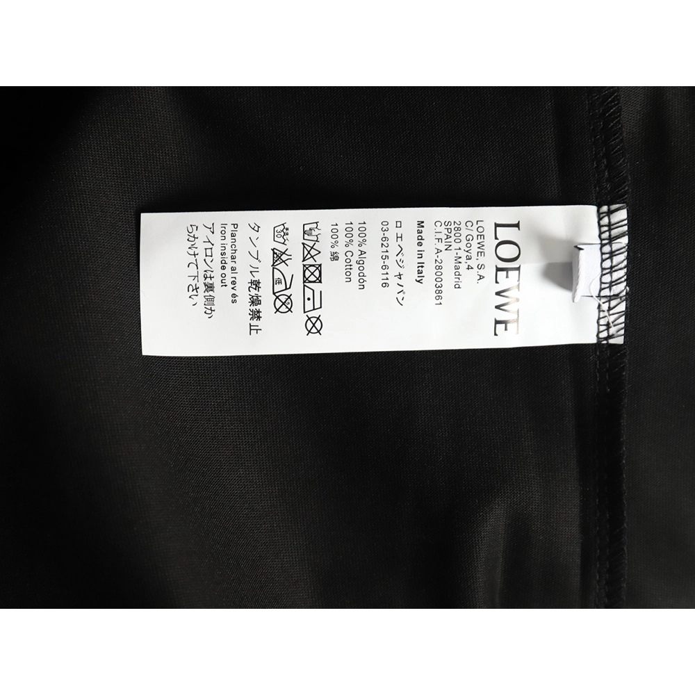 Loewe Octopus print and Anagram embroidered short-sleeved T-shirt TSK1,Loewe