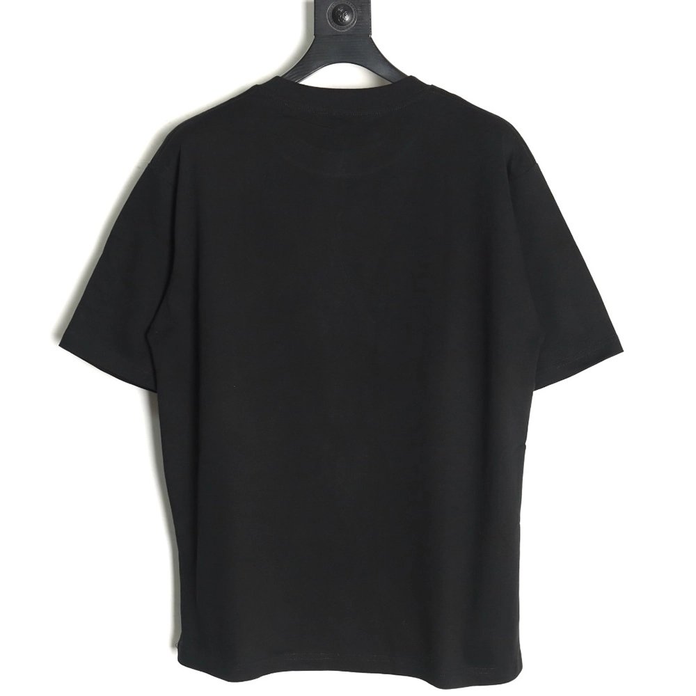 Gucci Double G interlocking logo foam print short-sleeved T-shirt TSK1,Gucci