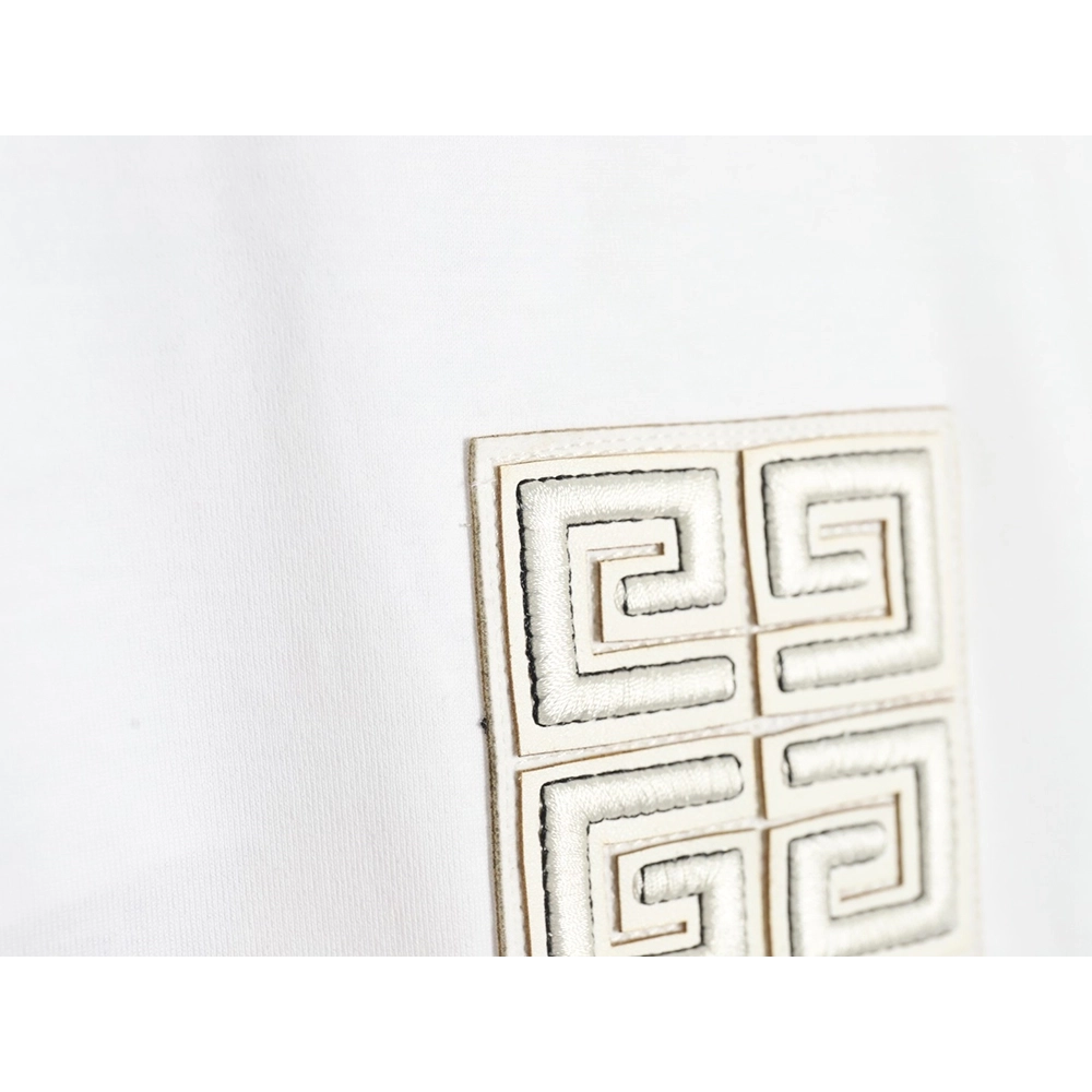 Givenchy chest 4G topstitch embroidered short sleeves,Givenchy