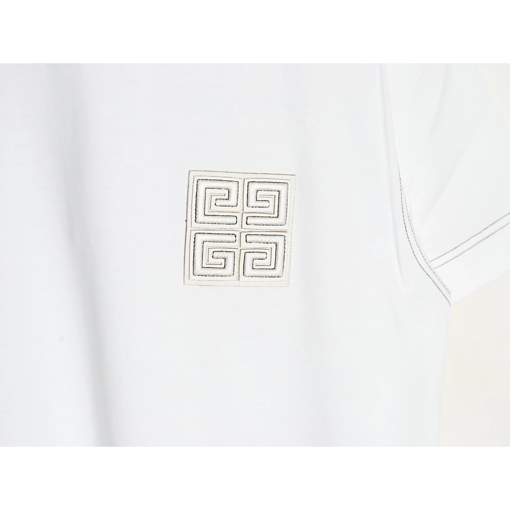 Givenchy chest 4G topstitch embroidered short sleeves,Givenchy