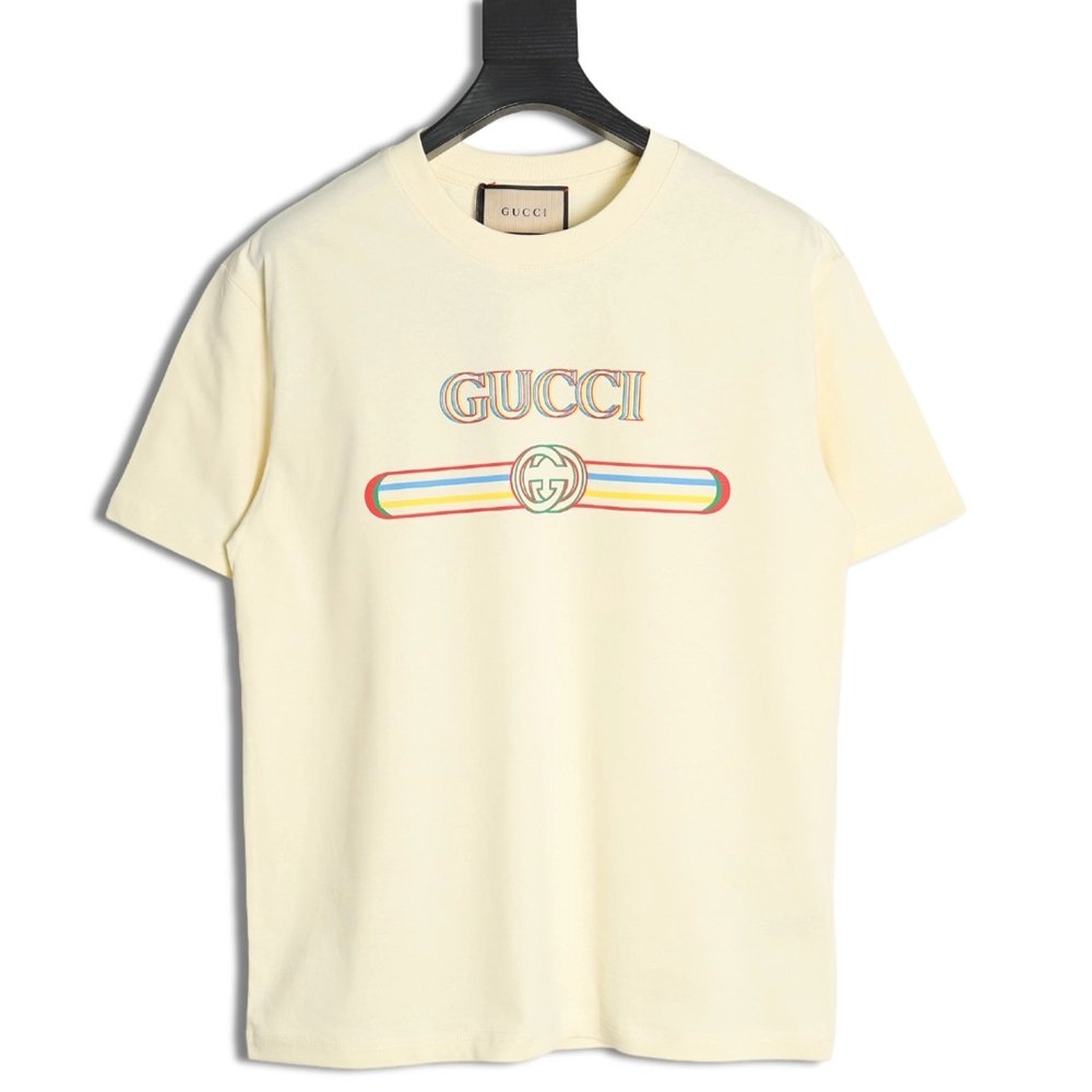 Gucci double-shadow logo short sleeve,Gucci