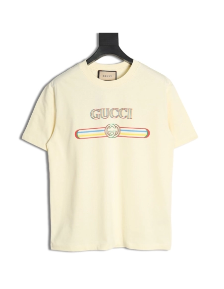 Gucci double-shadow logo short sleeve,Gucci