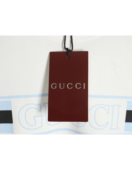 Gucci hollow letter logo print short sleeve,Gucci