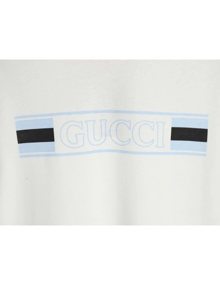 Gucci hollow letter logo print short sleeve,Gucci