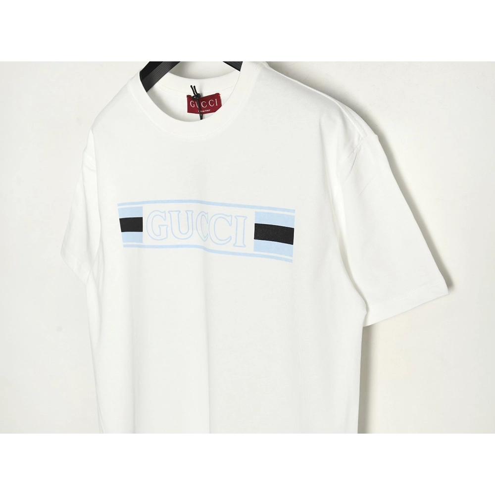 Gucci hollow letter logo print short sleeve,Gucci