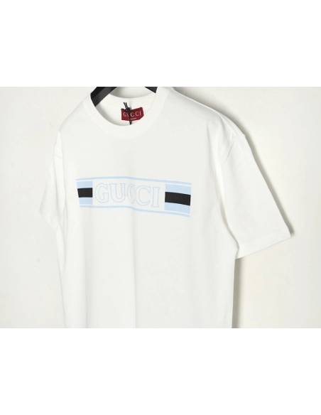 Gucci hollow letter logo print short sleeve,Gucci
