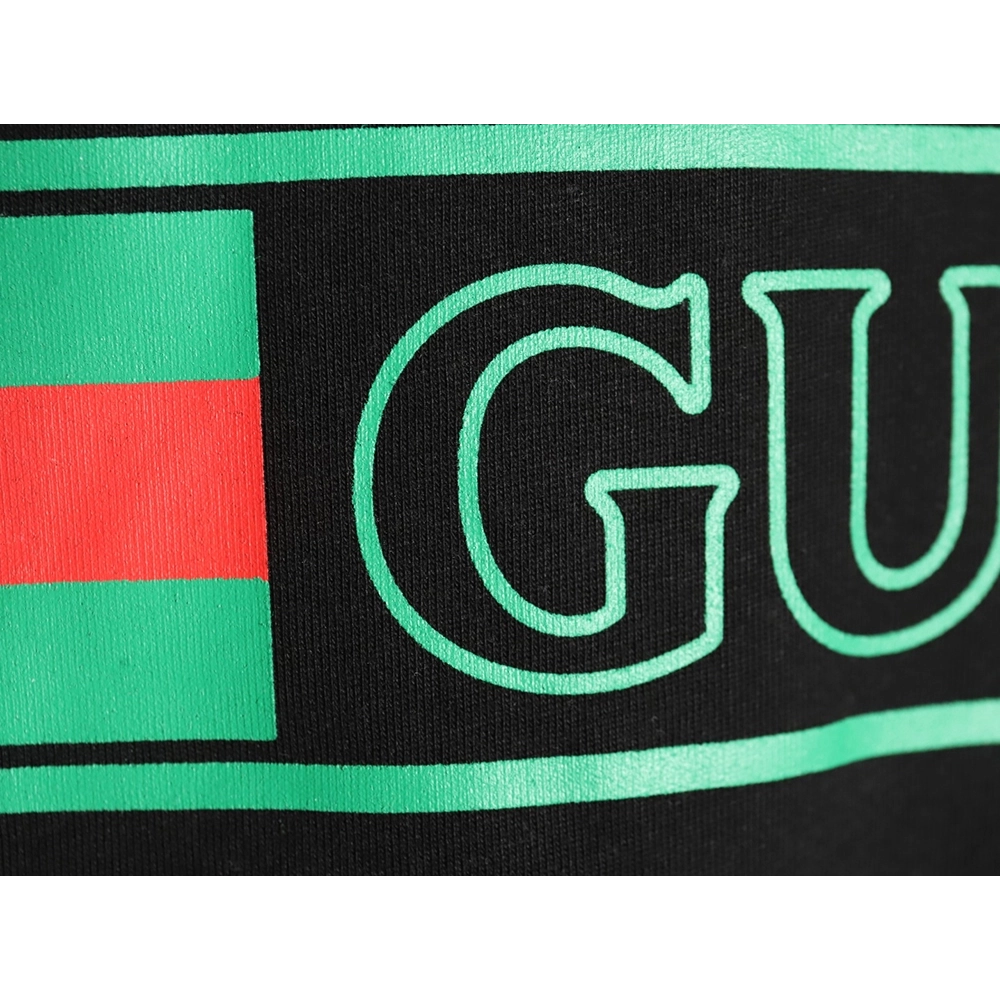 Gucci hollow letter logo print short sleeve,Gucci