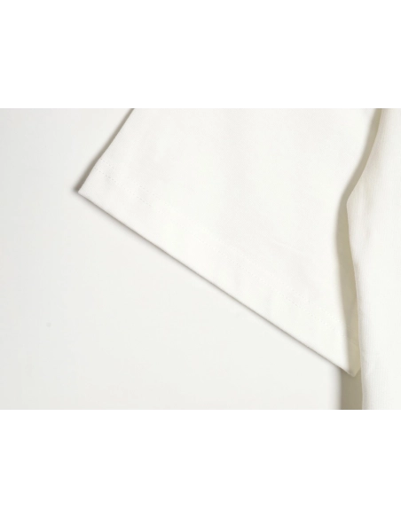 Prada Neckline Metal Triangle Logo Short Sleeve T-Shirt,Prada