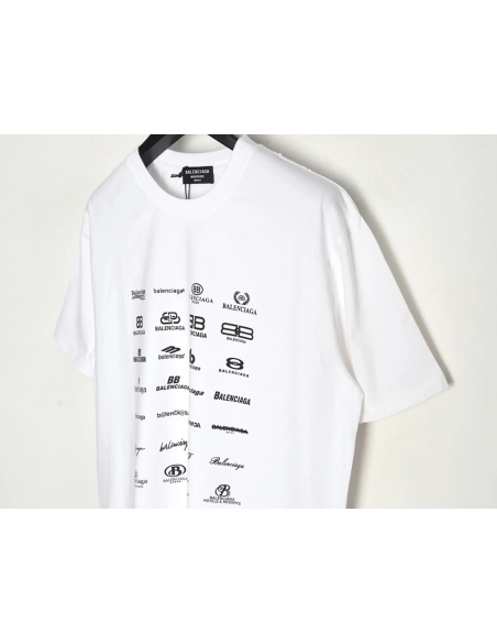 Balenciaga multilingual print short-sleeved T-shirt,Balenciaga