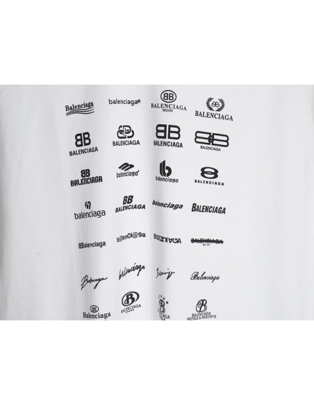 Balenciaga multilingual print short-sleeved T-shirt,Balenciaga