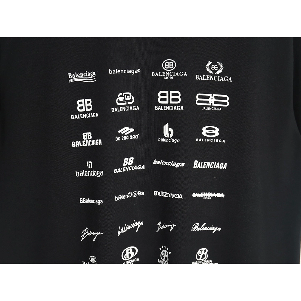 Balenciaga multilingual print short-sleeved T-shirt TSK1,Balenciaga