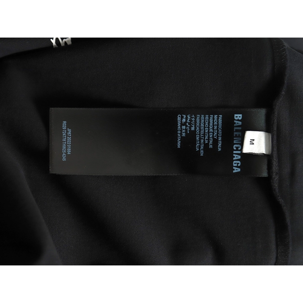 Balenciaga multilingual print short-sleeved T-shirt TSK1,Balenciaga