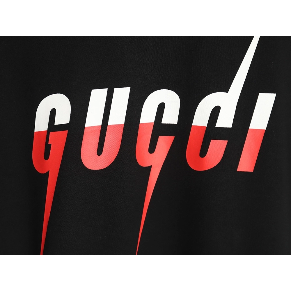 Gucci lightning print short-sleeved T-shirt TSK1,Gucci
