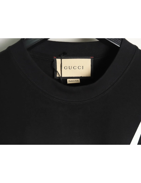 Gucci lightning print short-sleeved T-shirt TSK1,Gucci