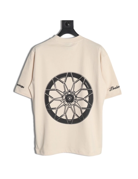 Balenciaga &amp; Lamborghini printed short-sleeved T-shirt,Balenciaga