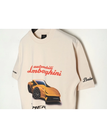 Balenciaga &amp; Lamborghini printed short-sleeved T-shirt,Balenciaga