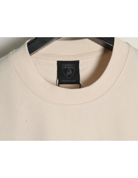 Balenciaga &amp; Lamborghini printed short-sleeved T-shirt,Balenciaga
