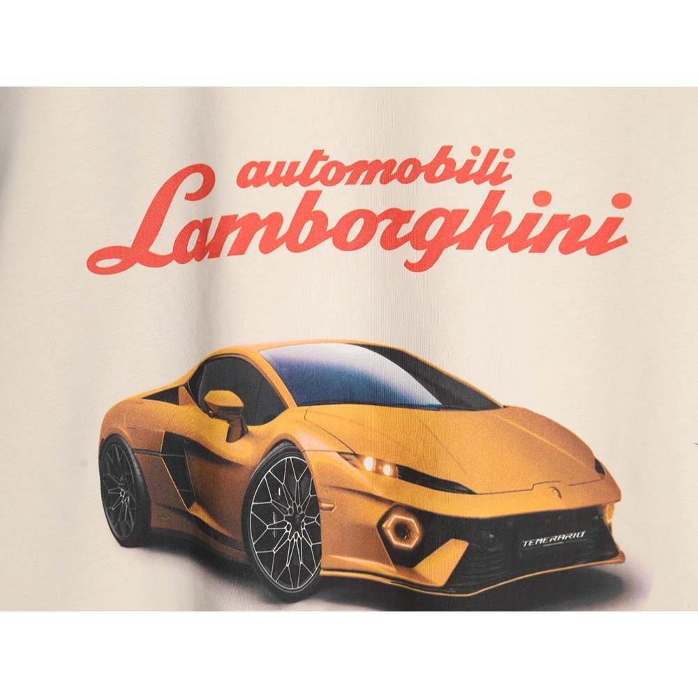 Balenciaga &amp; Lamborghini printed short-sleeved T-shirt,Balenciaga