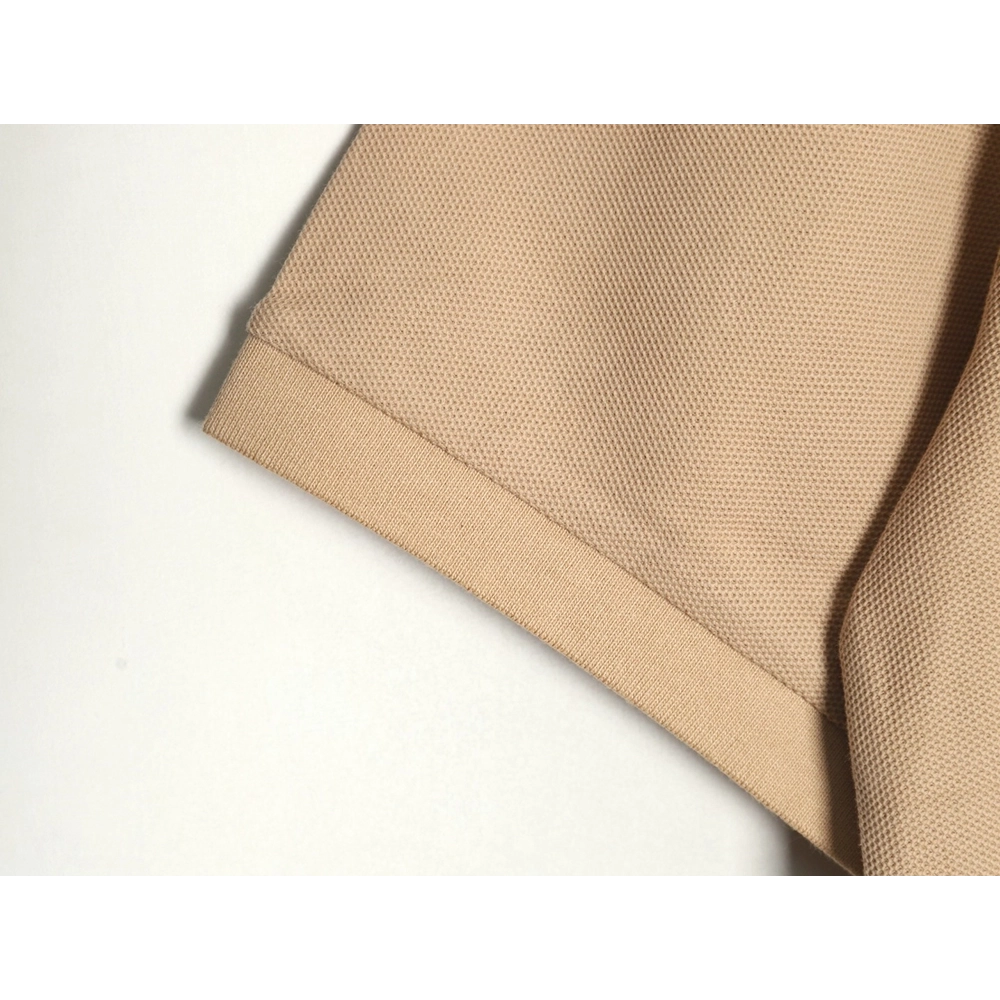 Burberry Classic Collar Stripe Logo Embroidered Short Sleeve Polo Shirt TSK1,Burberry