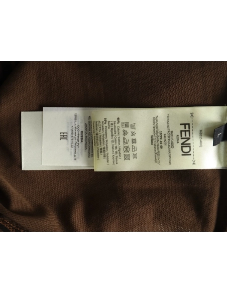 Fendi Double F full print short-sleeved POLO shirt,Fendi
