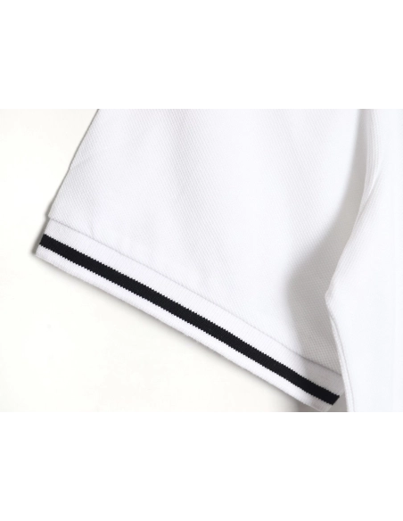 Zegna classic chest letter embroidered polo shirt,Zegna