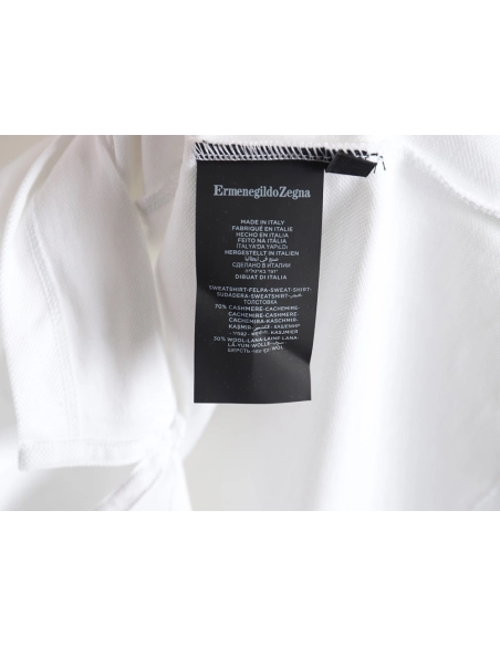 Zegna classic chest letter embroidered polo shirt,Zegna