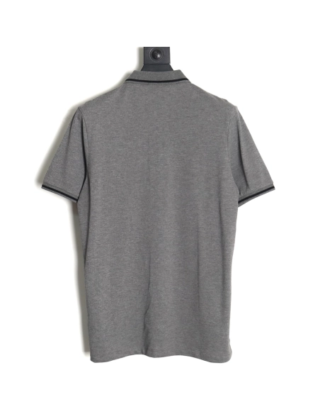 Zegna classic chest letter embroidered polo shirt TSK1,Zegna