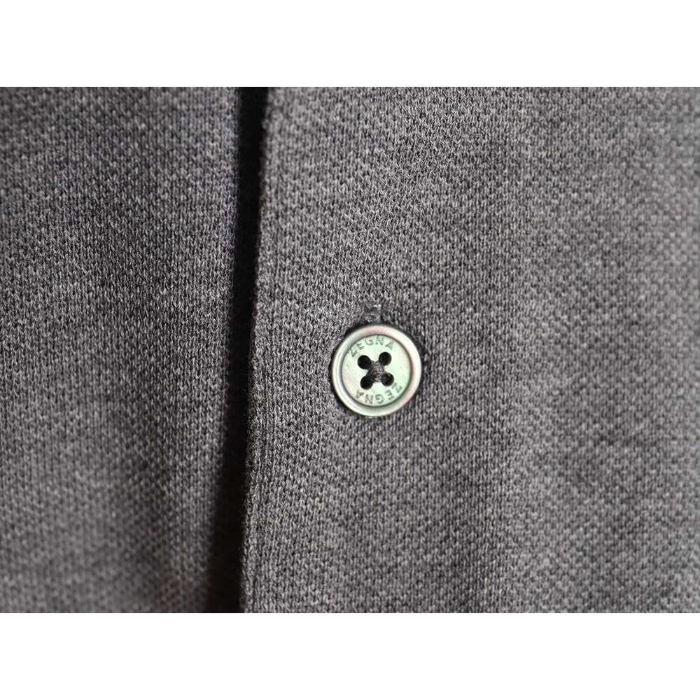 Zegna classic chest letter embroidered polo shirt TSK1,Zegna