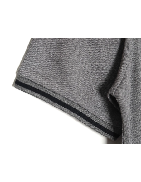 Zegna classic chest letter embroidered polo shirt TSK1,Zegna