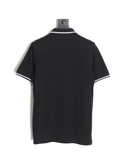 Zegna classic chest letter embroidered polo shirt TSK2,Zegna