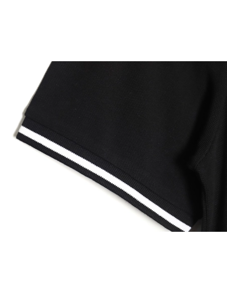 Zegna classic chest letter embroidered polo shirt TSK2,Zegna