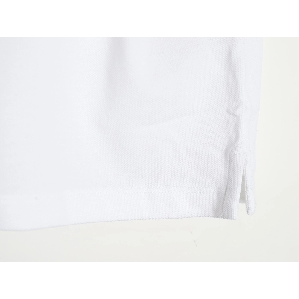 Prada color block ribbed collar POLO short sleeve,Prada