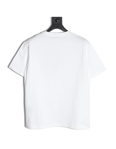 Dior gold thread embroidered CD short sleeve,Dior
