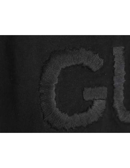 Gucci Chest Lettering Embroidered Short Sleeve T-Shirt,Gucci