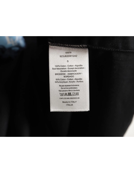Dior heart monogram letter foam print short sleeves TSK1,Dior