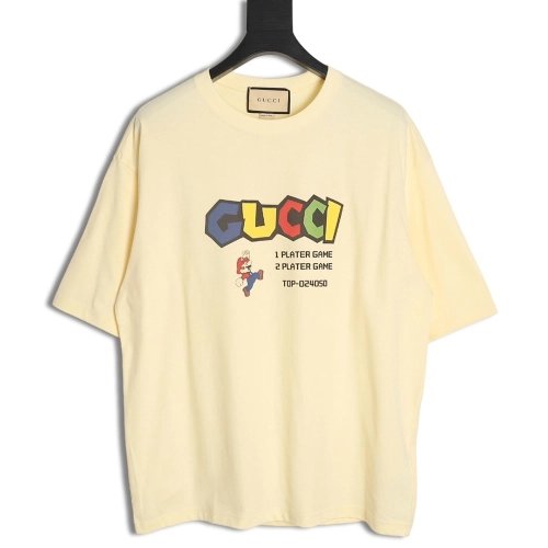 Gucci Mario colorful lettering short-sleeved T-shirt,Gucci