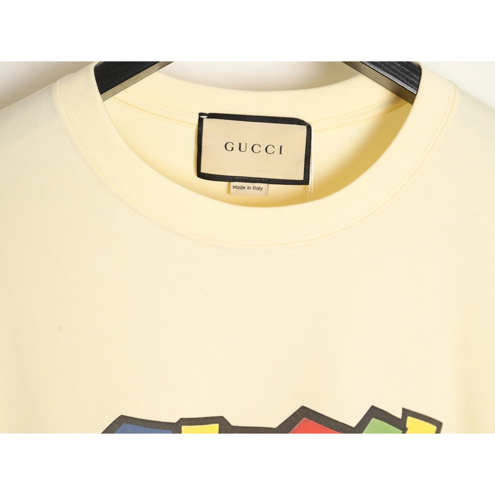 Gucci Mario colorful lettering short-sleeved T-shirt,Gucci