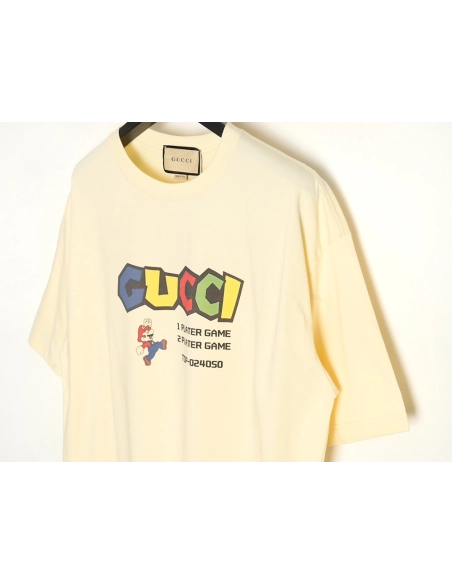 Gucci Mario colorful lettering short-sleeved T-shirt,Gucci